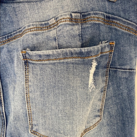 American Bazi Los Angeles Ripped Denim Skinny Jeans Size 7 - Picture 7 of 12